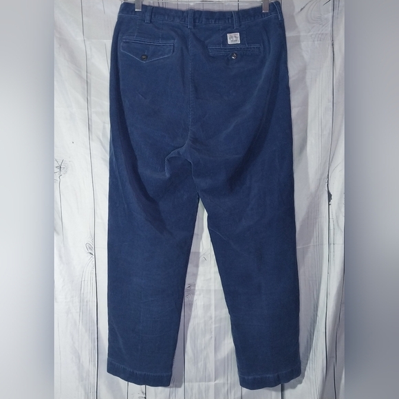 Polo Ralph Lauren Vintage 90's Men's Blue Corduroy Pants - Picture 2 of 16